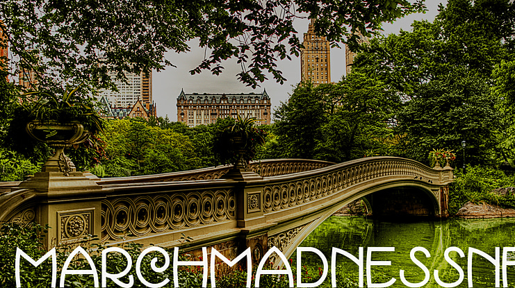 March Madness NF Font