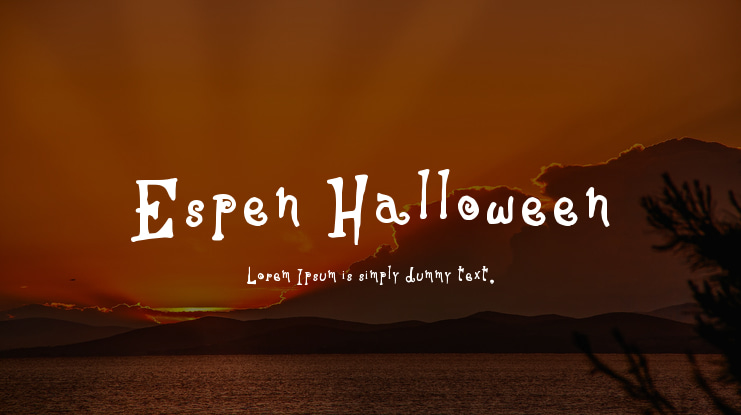 Espen Halloween Font