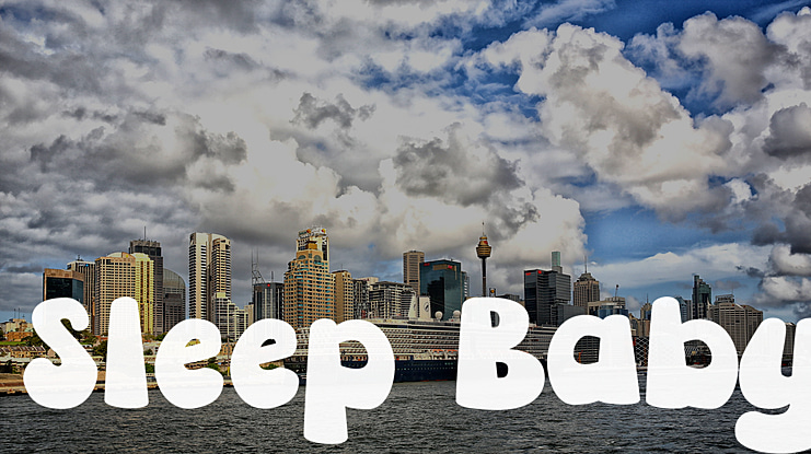 Sleep Baby Font