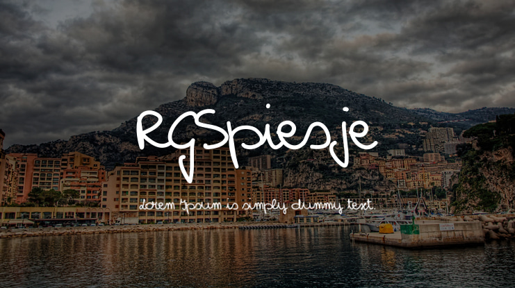 RGSpiesje Font