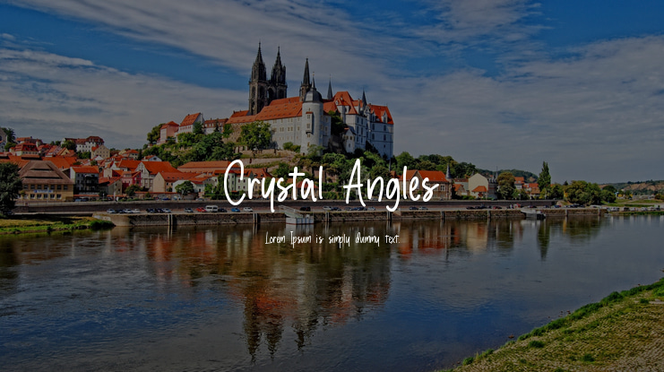Crystal Angles Font