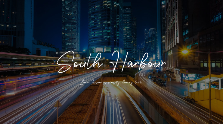 South Harbour Font Family