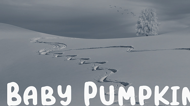 Baby Pumpkin Font