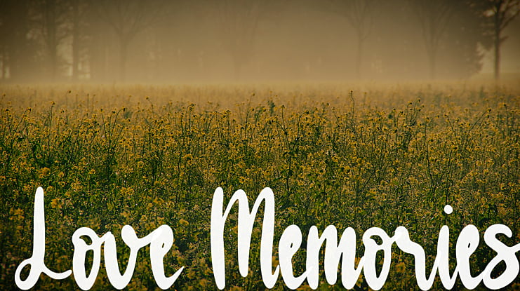 Love Memories Font