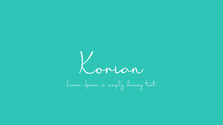 Korian Font
