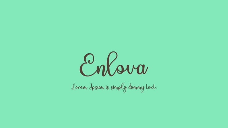 Enlova Font