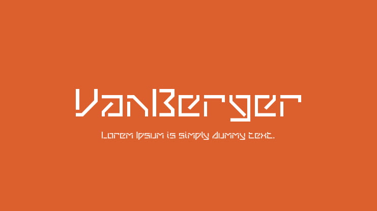 VanBerger Font