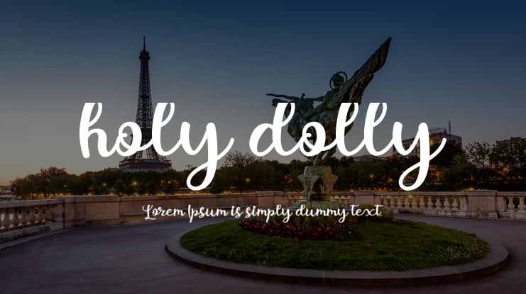 holy dolly Font