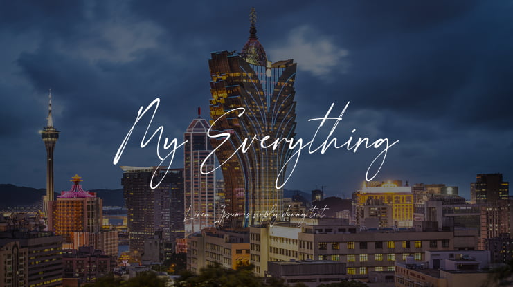 My Everything Font
