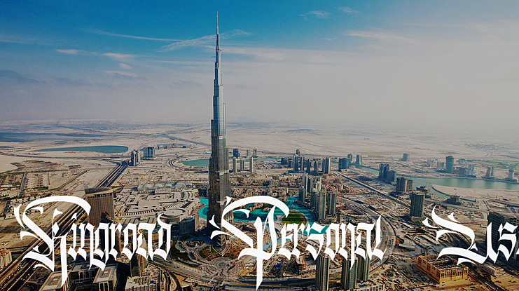 Kingroad Personal Use Font