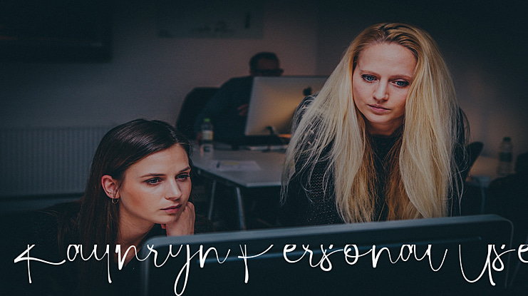 Kaithryn Personal Use Font