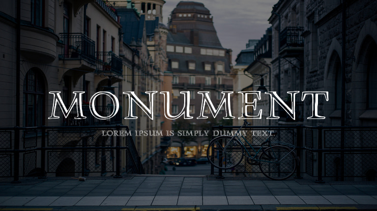 Monument Font Family