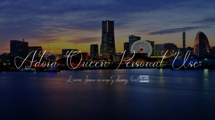Adora Queen Personal Use Font