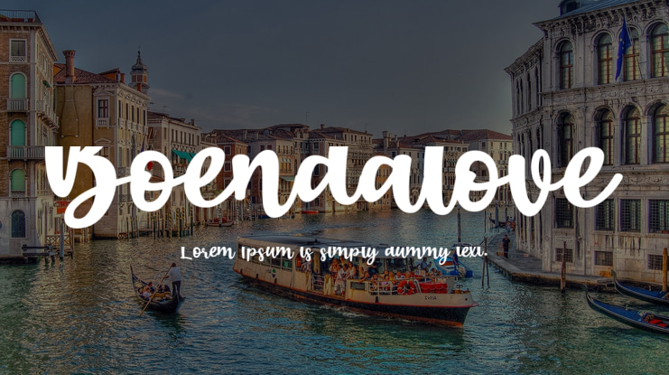 Boendalove Font