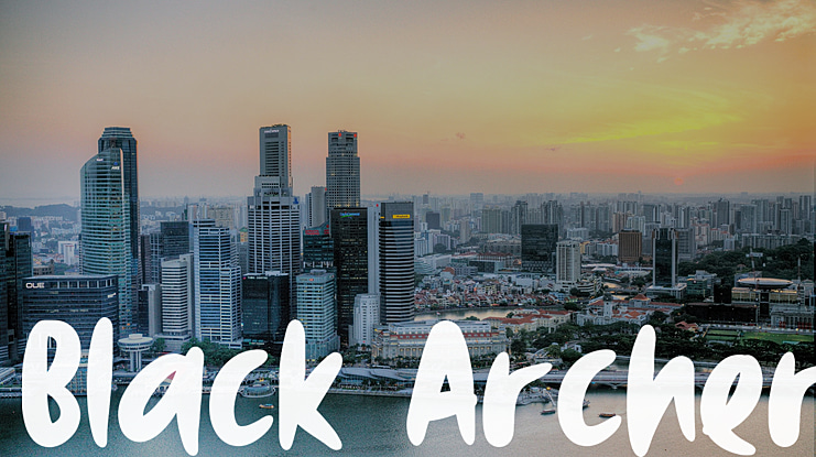 Black Archer Font Family