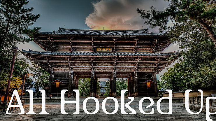 All Hooked Up Font