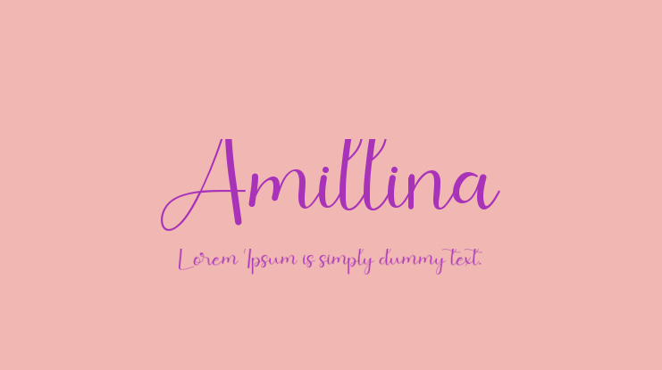 Amillina Font