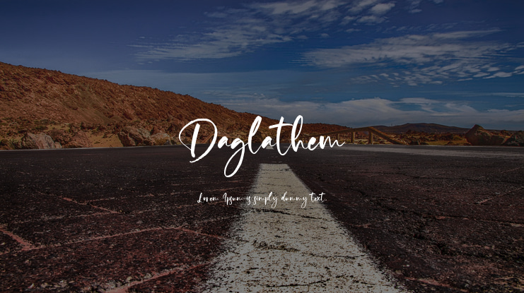 Daglathem Font