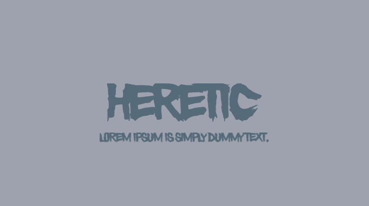 Heretic Font