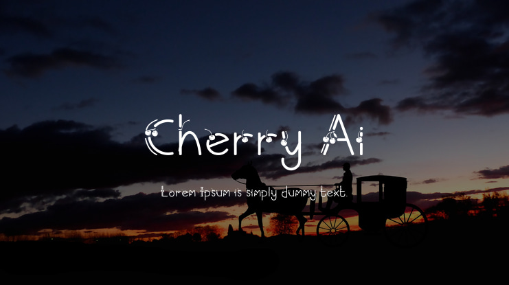 Cherry Ai Font