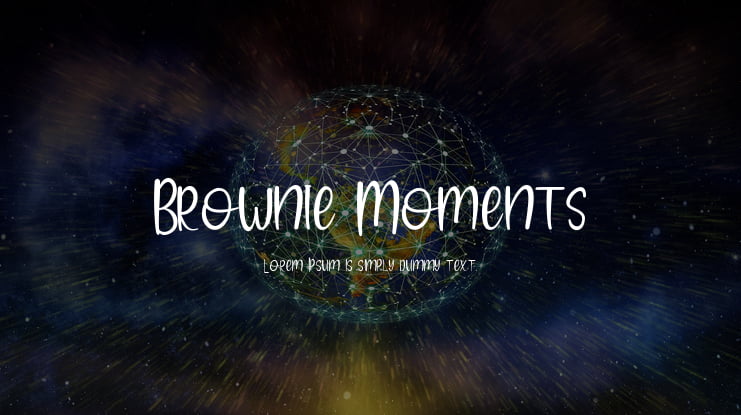 Brownie Moments Font