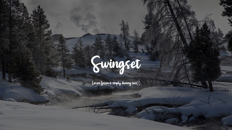Swingset Font