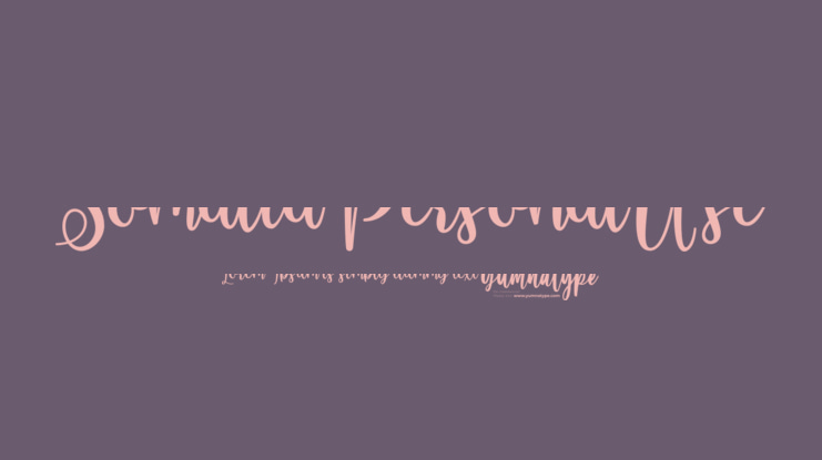 Somalia Personal Use Font