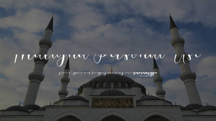 Marlyna Personal Use Font