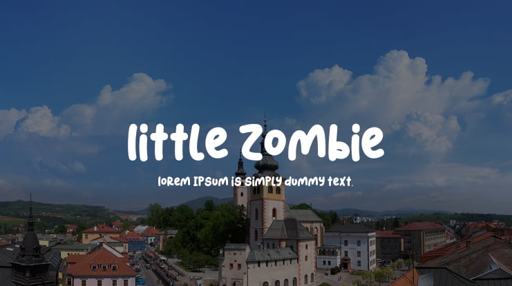 Little Zombie Font