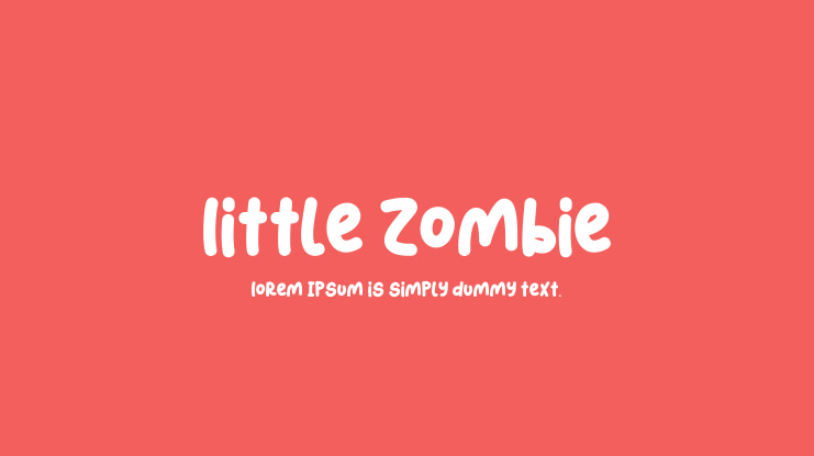 Little Zombie Font