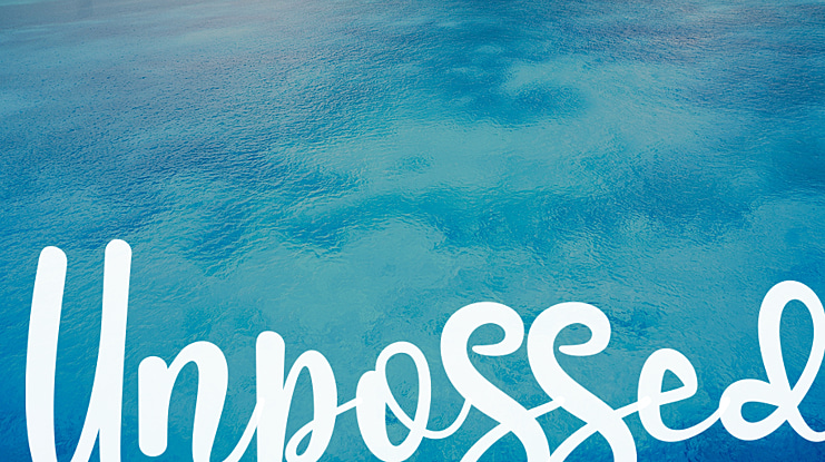 Unpossed Font