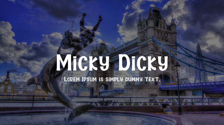 Micky Dicky Font