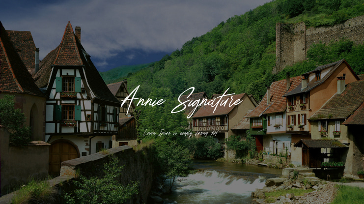 Annie Signature Font