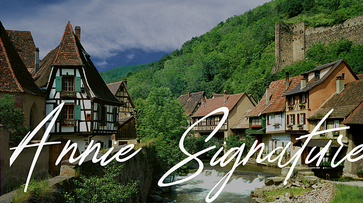 Annie Signature Font