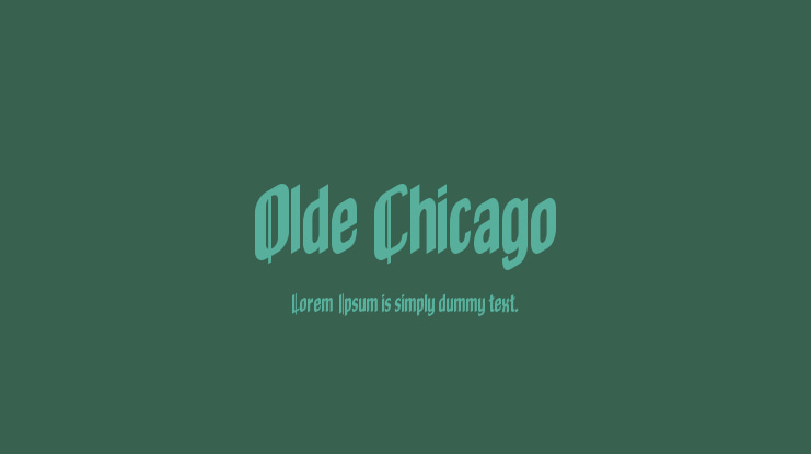 Olde Chicago Font