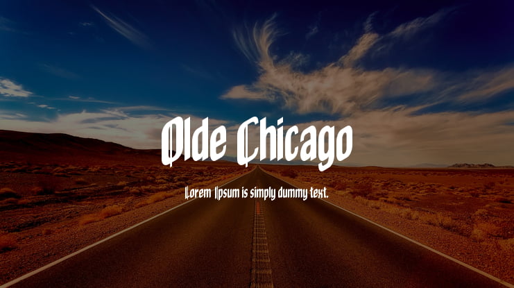 Olde Chicago Font