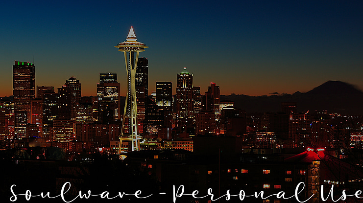Soulwave - Personal Use Font