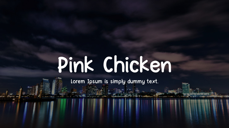 Pink Chicken Font
