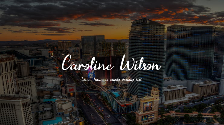 Caroline Wilson Font
