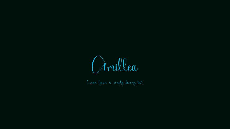 Amillea Font