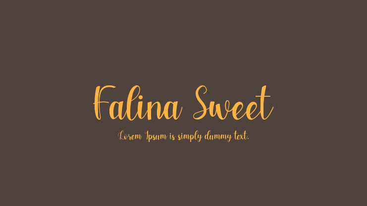 Falina Sweet Font