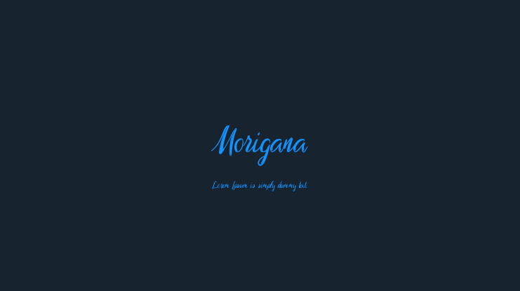 Morigana Font
