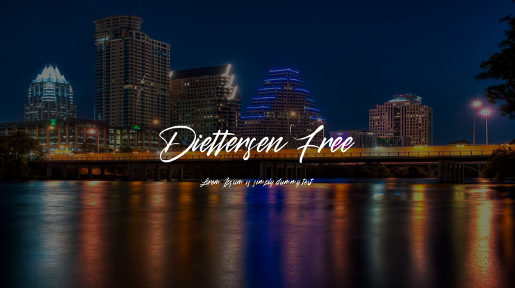 Diettersen Free Font