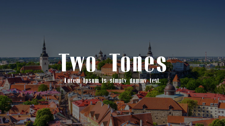 Two Tones Font
