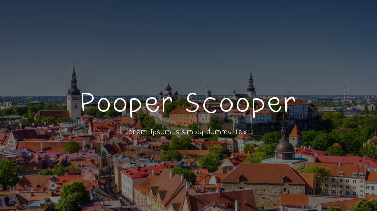 Pooper Scooper Font