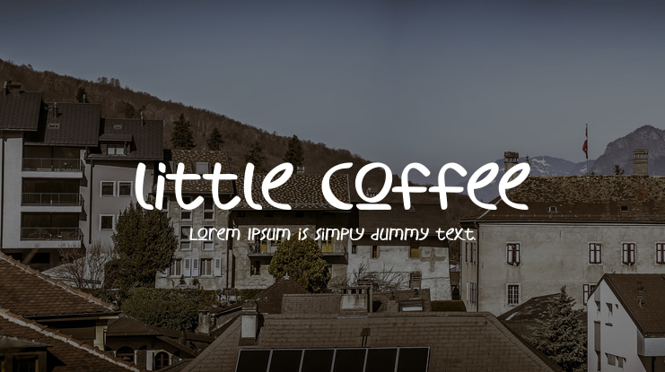 little coffee Font