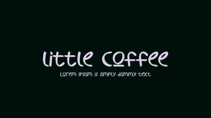 little coffee Font