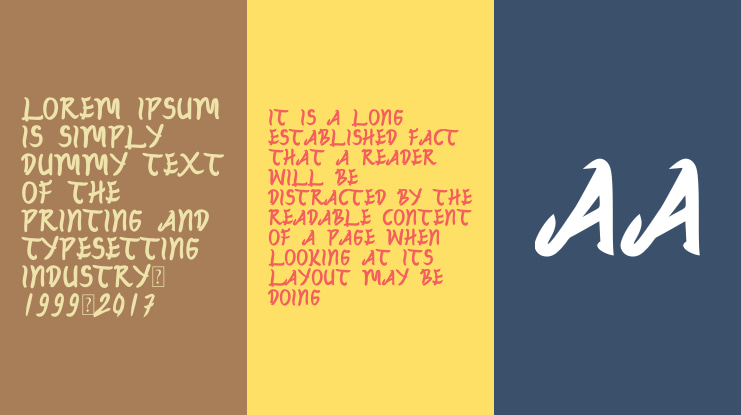 ZOJIHUN Font
