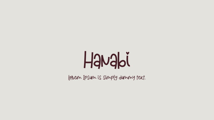 Hanabi Font