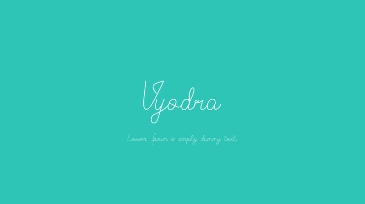 Vyodra Font